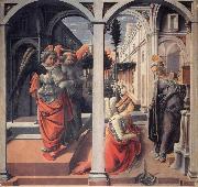 Fra Filippo Lippi The Annunciation oil painting artist